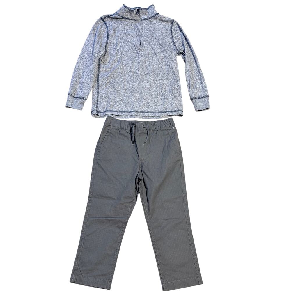 Toddler Boy Ocean Coast Outfit Shirt Size 6 & Pants Size 5